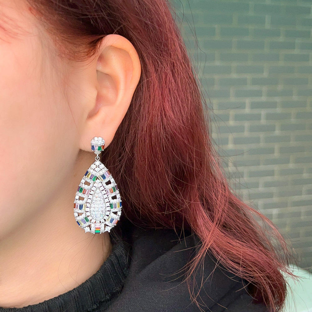 Boucles d'Oreilles "Goutte Lumineuse"