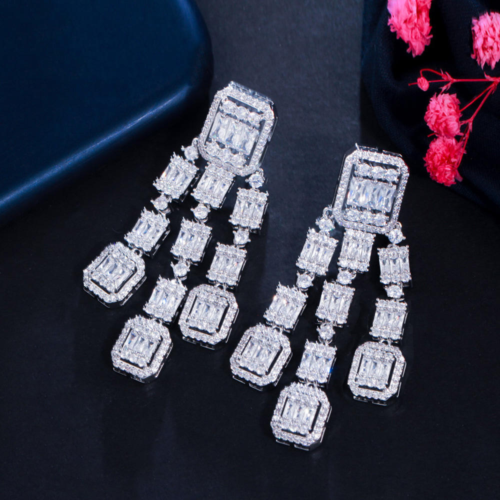 Boucles d'oreilles "Diadème d'Étoiles"