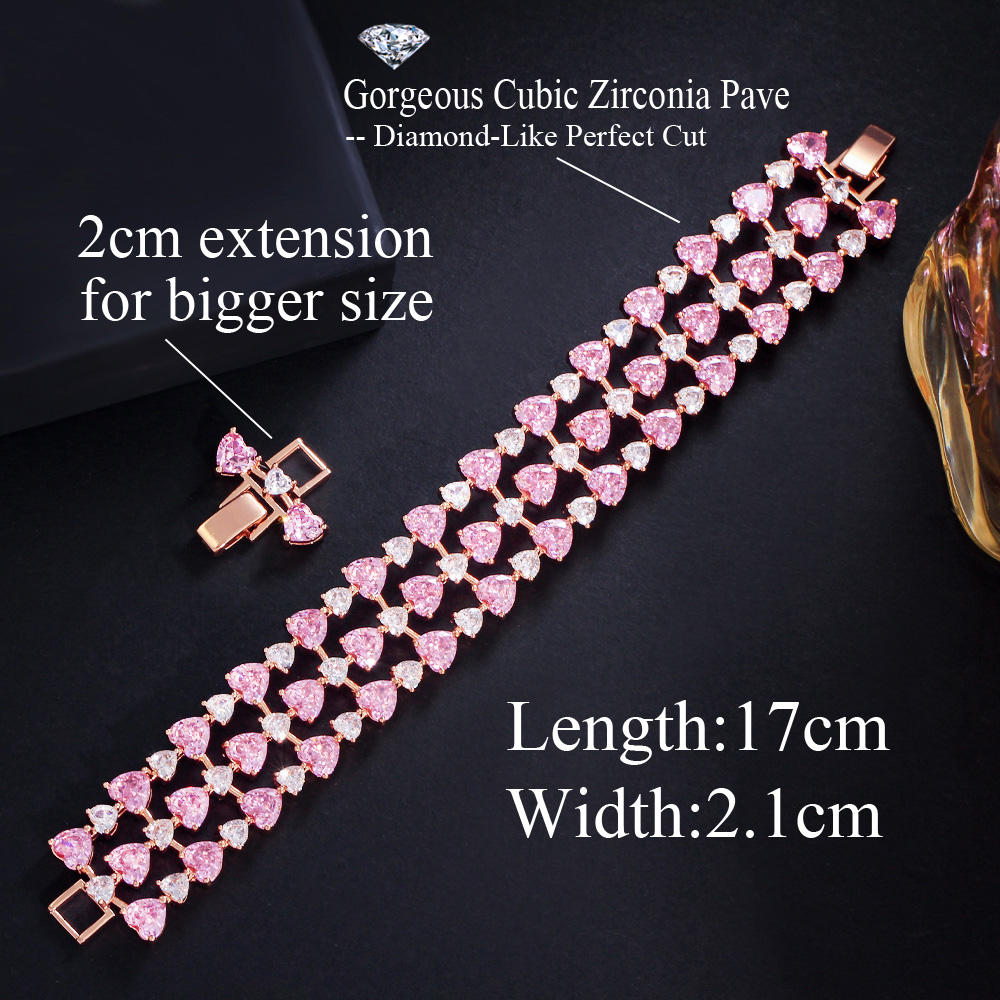 Bracelet "Cœur Scintillant"
