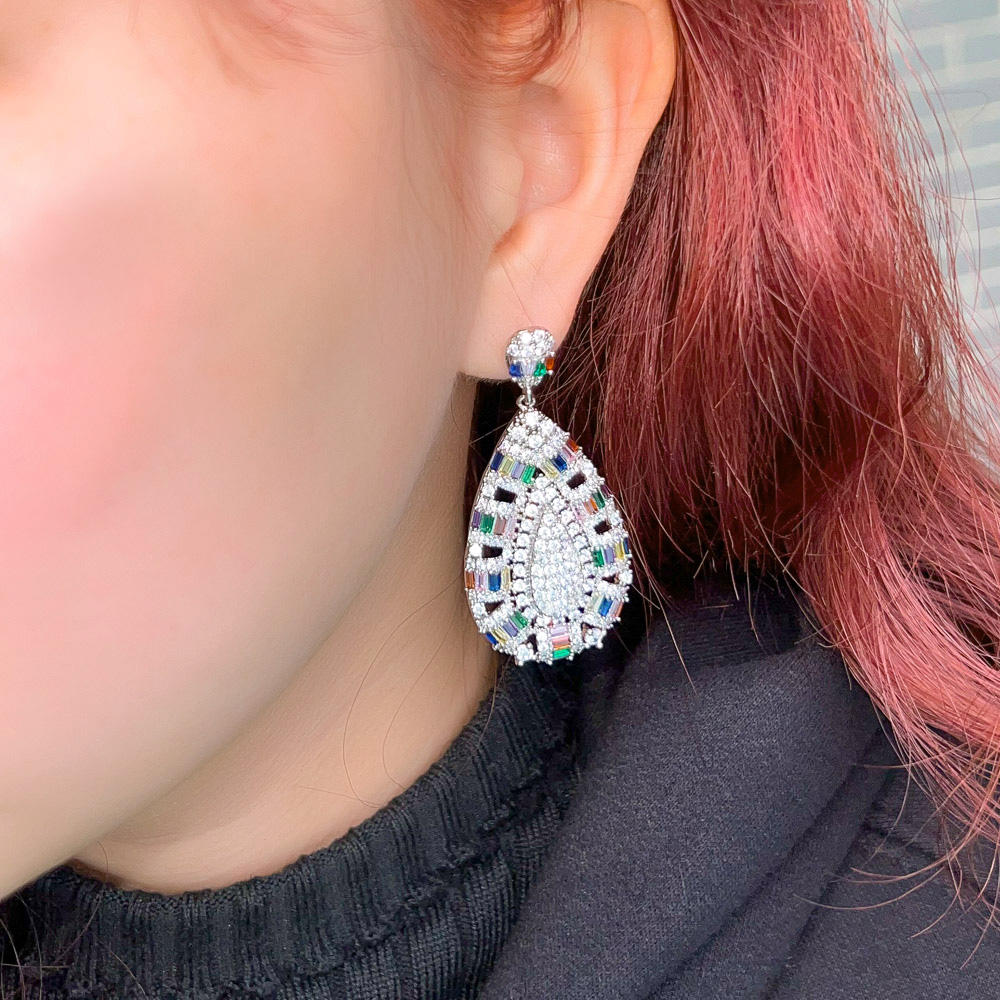 Boucles d'Oreilles "Goutte Lumineuse"