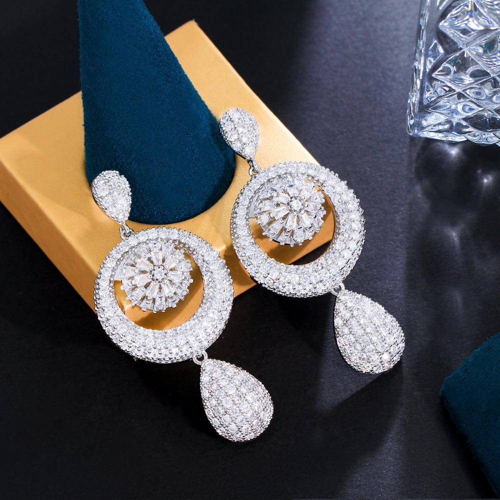Boucles d'oreilles : "Brillance des cascades"
