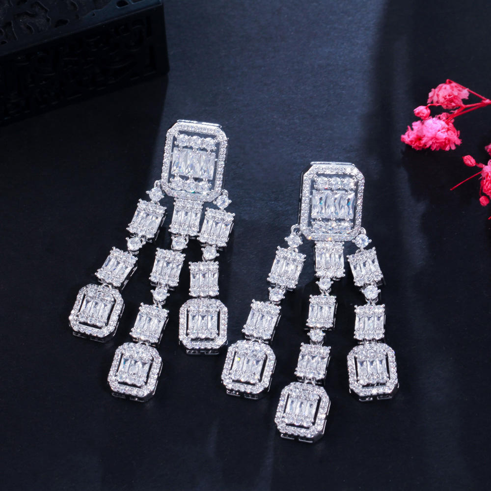 Boucles d'oreilles "Diadème d'Étoiles"