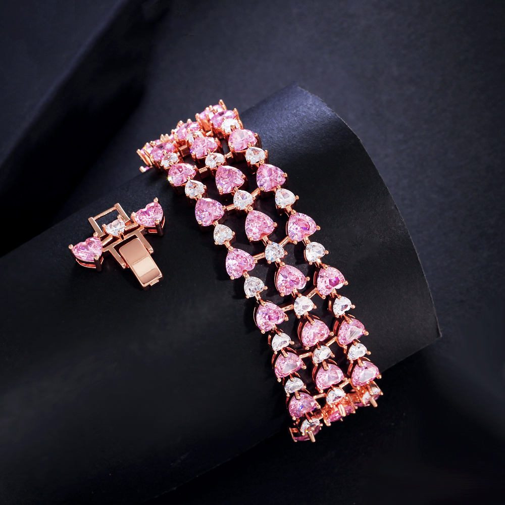 Bracelet "Cœur Scintillant"