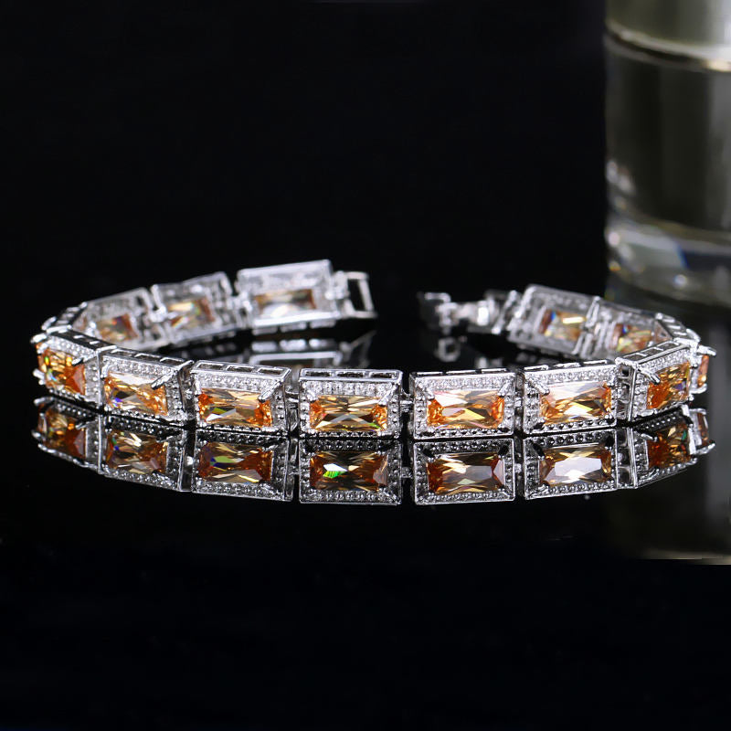 Bracelet "Étoile Royale" en Zircon cubique