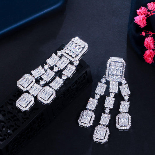 Boucles d'oreilles "Diadème d'Étoiles"