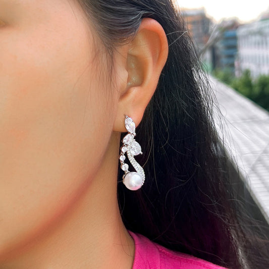 Boucles d'oreilles "Perle d'étoile"