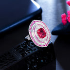 Bague "Œil Écarlate"