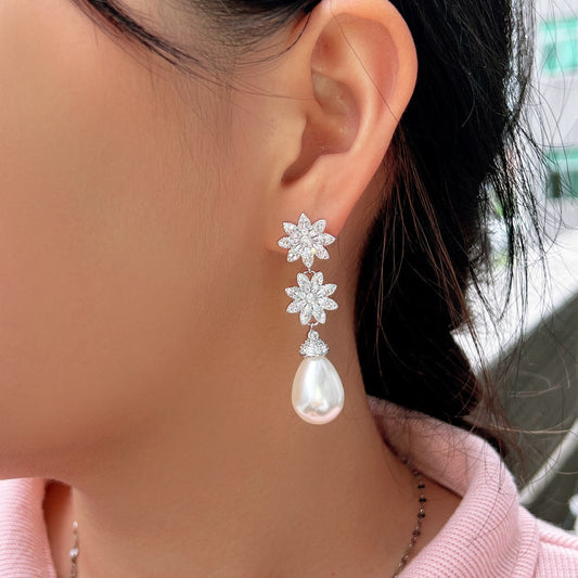 Boucles d'oreilles :  "Aube Impériale"