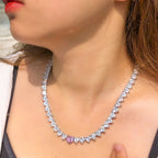 Collier "cœur de l'aube"