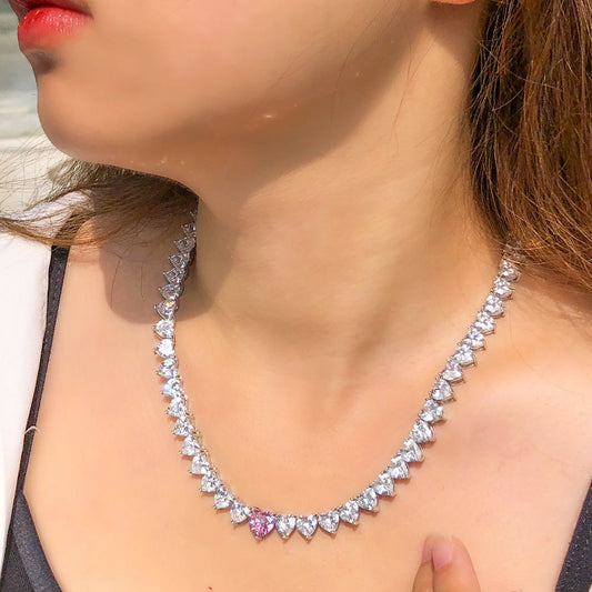 Collier "cœur de l'aube"