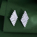 Boucles d'oreilles "Losange Immaculé"