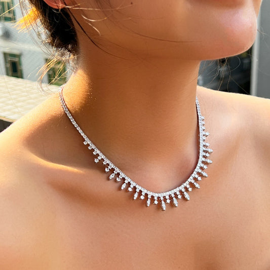 Collier "Lumière blanche"