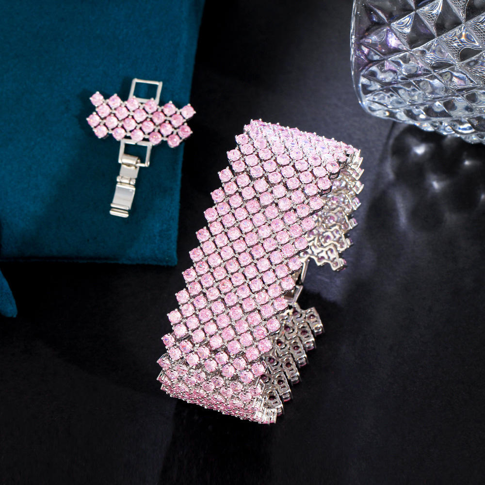 bracelet ''Rose Diamantée''