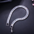Bracelet Cendre Blanche en zircons brillants