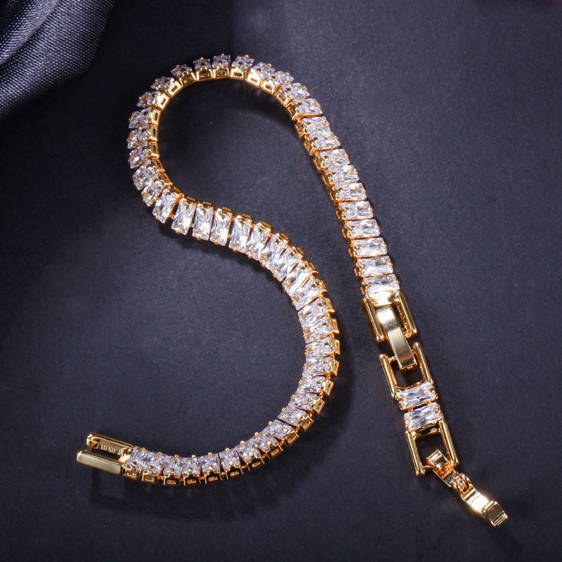 Bracelet Cendre Blanche, finition platine