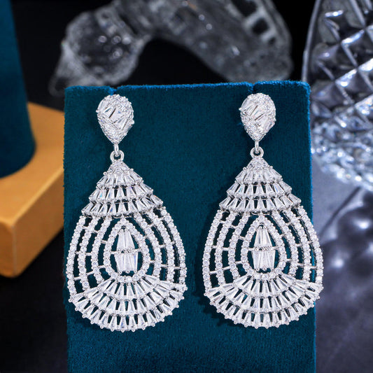 Boucles d'oreilles "Goutte de Cristal"