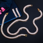 Ensemble de Bijoux "Éclat Glacé"