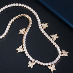 Collier "Papillon Étincelant"