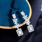 Boucles d'oreilles "Cristal Boréal"