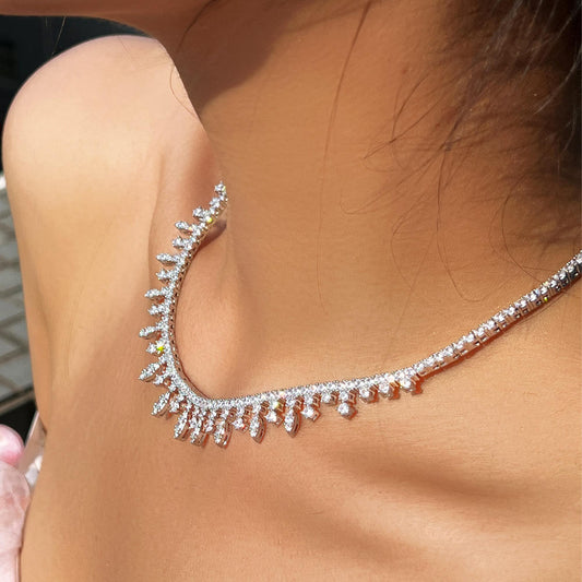 Collier "Lumière blanche"