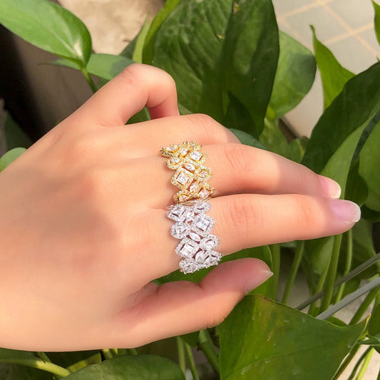 Bague "Cascade de Lumière"
