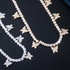 Collier "Papillon Étincelant"