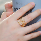 Bague "Arcade Étoilée"