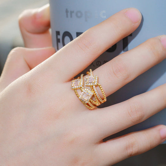 Bague "Arcade Étoilée"