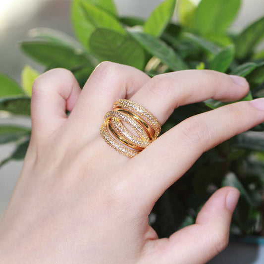 Bague “Tresse de Feu“