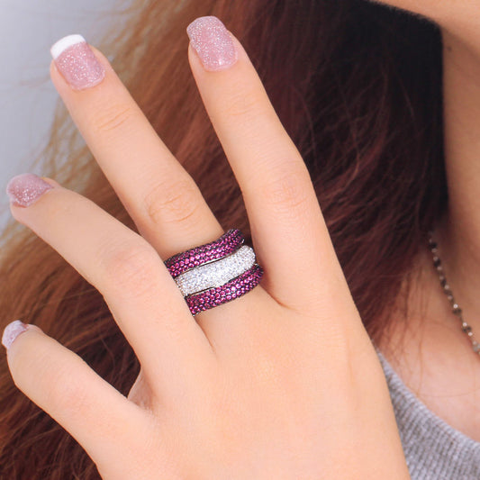 Bague "Rêve Écarlate"