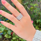 Bague "Glace Étoilée"