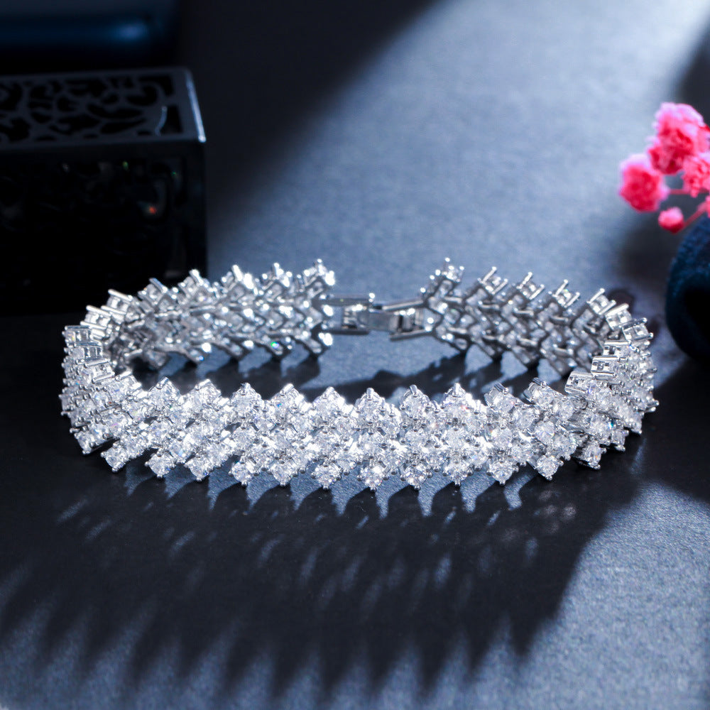 Bracelet "Rangs de Lumière"