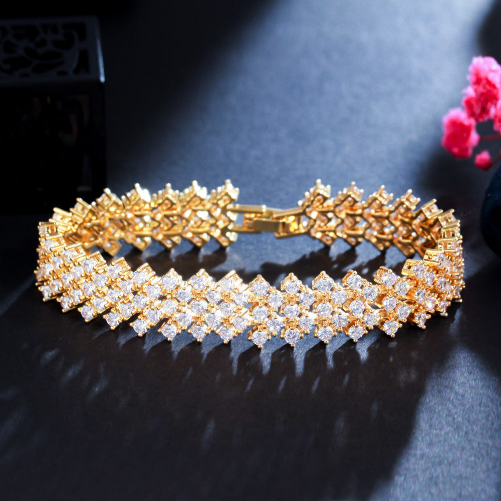 Bracelet "Rangs de Lumière"