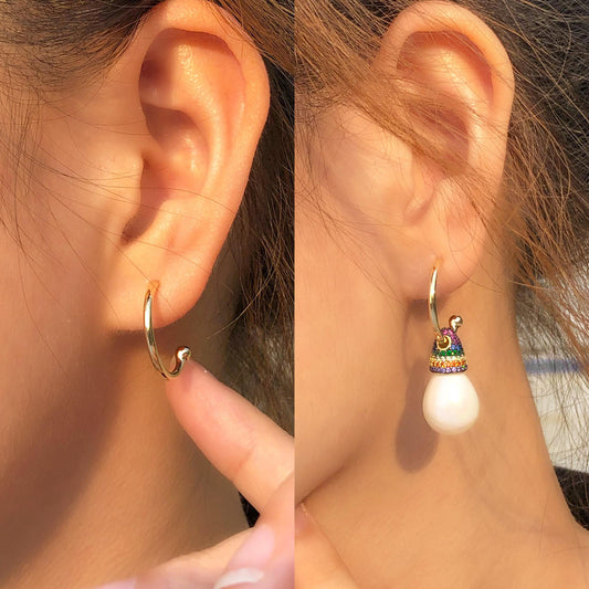 Boucles d'oreilles "Éclat de lampe"