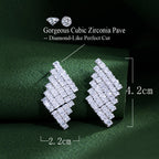 Boucles d'oreilles "Losange Immaculé"