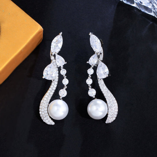 Boucles d'oreilles "Perle d'étoile"