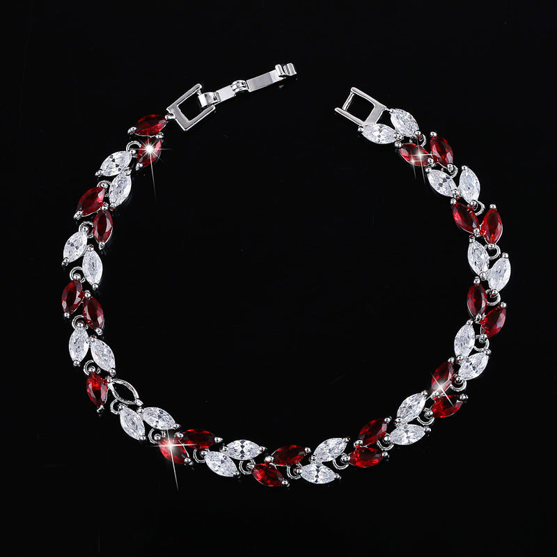 Bracelet "Feuille d'Éclat"