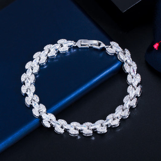 Bracelet "Feuille d'Élégance"