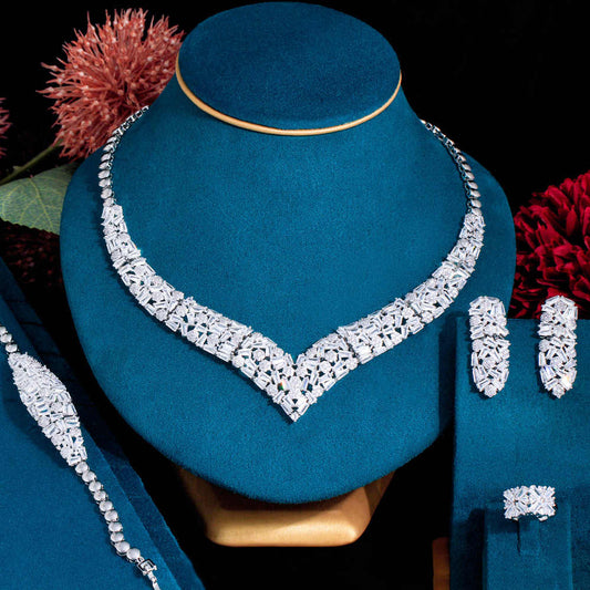Parure "Blanche Symphonie"