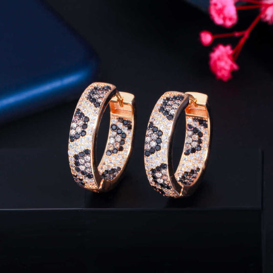 Boucles d'oreille "Ombre doré"
