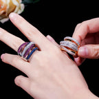 Bague  "Glace des Angles Secrets"