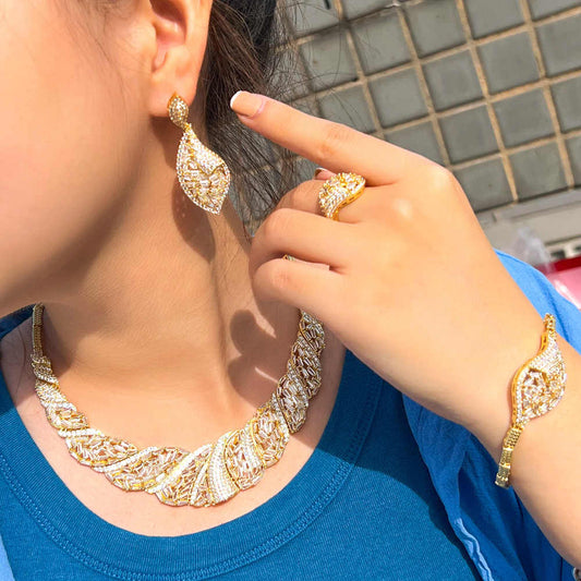 parure "Couronne des Sables Dorés"