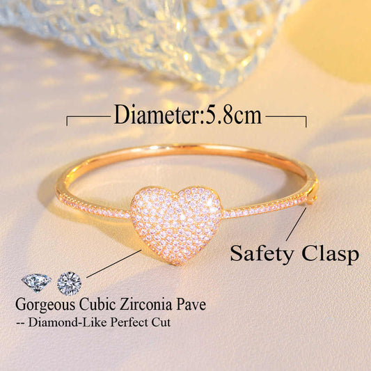 Bracelet "Cœur Romantique"