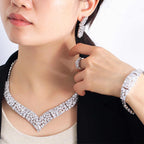 Parure "Blanche Symphonie"