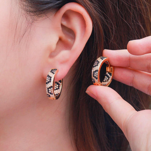 Boucles d'oreille "Ombre doré"