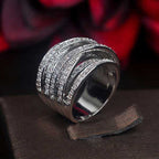 Bague "Particules de lumière"