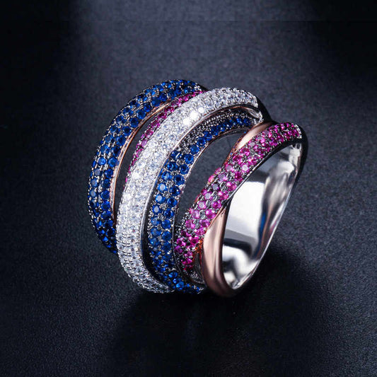 Bague  "Glace des Angles Secrets"