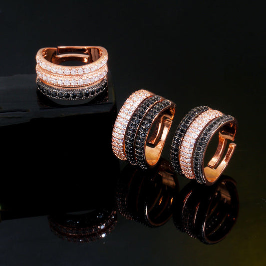 Bague "Alliance Lumineuse" en or rose