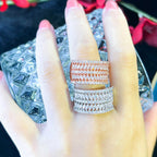 Bague ''Aube scintillant''