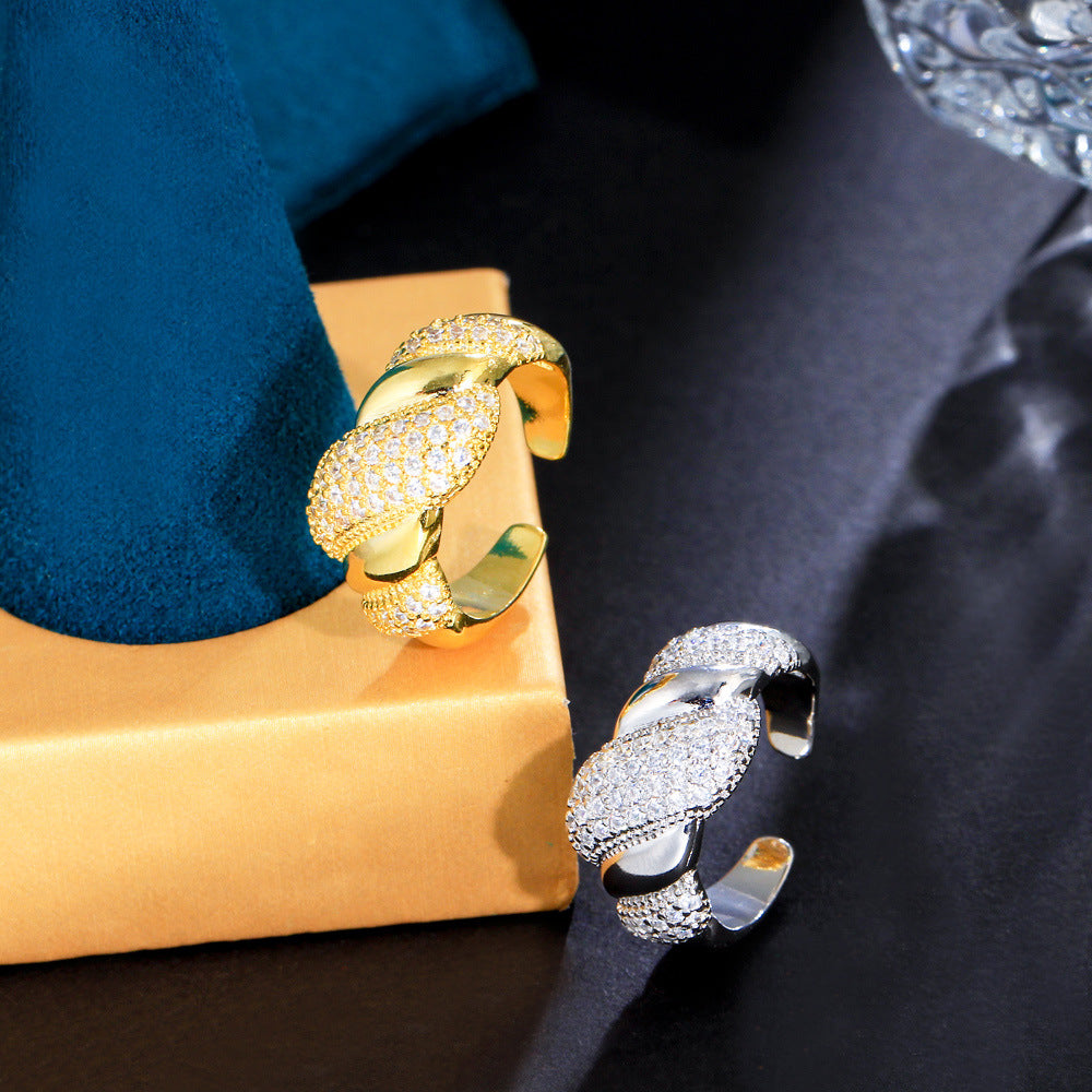 Bague Étreinte de Lumière - Mirage Bijoux